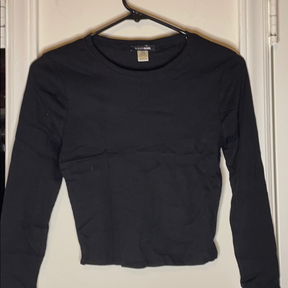Ribbed Crop Top L